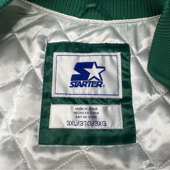 NWT Men's Jets Starter Jacket New York Jets The Pick and Roll Full Snap Jacket - Picture 13 of 16